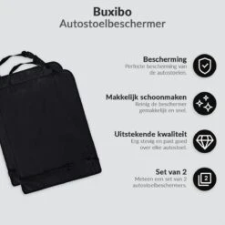 Buxibo - Auto Stoelbeschermer - Auto Stoelhoes - Beschermer Achterkant Autostoel - Voor Voorstoel - 2 Stuks -Maxi-Cosi Winkel 1200x1200 448