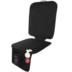 Merkloos Professor Q Autostoelhoes Autostoelbeschermer Autostoel Beschermer Zwart