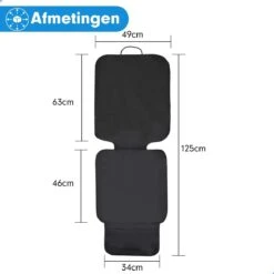 Merkloos Professor Q Autostoelhoes Autostoelbeschermer Autostoel Beschermer Zwart -Maxi-Cosi Winkel 1200x1200 459