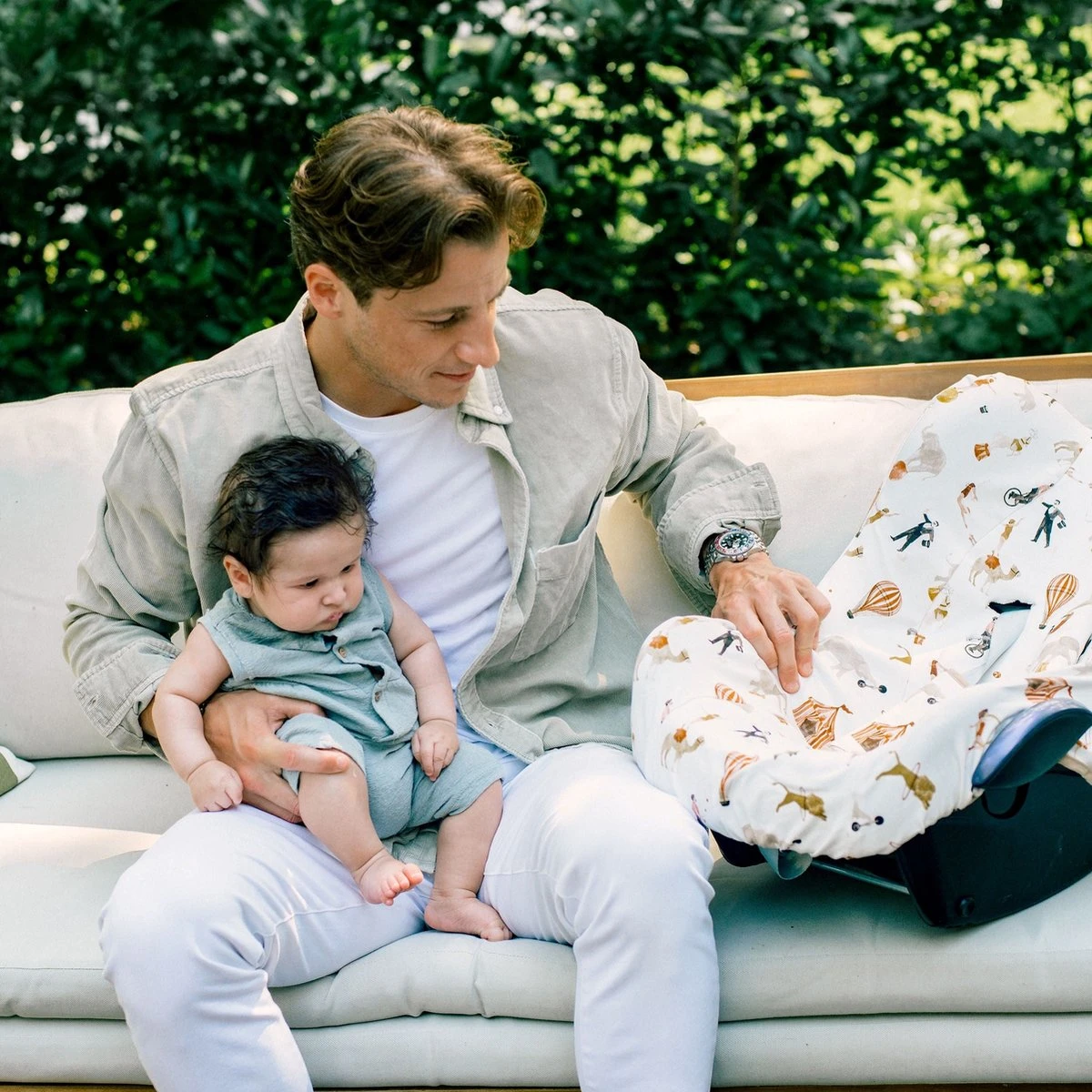 Ukje Autostoelhoes - Geschikt Voor Maxi Cosi Cabriofix Pebble Citi - Maxi Cosi Hoes - Groen 4 Ukje Autostoelhoes - Geschikt Voor Maxi Cosi Cabriofix Pebble Citi - Maxi Cosi Hoes - Groen - Image 4