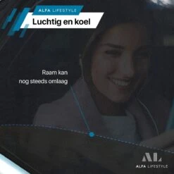 ALFA LIFESTYLE® Luxe Zonneschermen Auto - SHADE PRO V1 - UV Protectie Bescherming - 2 Stuks -Maxi-Cosi Winkel 1200x1200 62