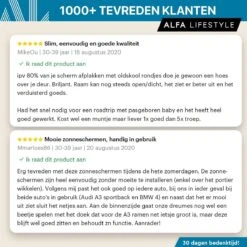 ALFA LIFESTYLE® Luxe Zonneschermen Auto - SHADE PRO V1 - UV Protectie Bescherming - 2 Stuks -Maxi-Cosi Winkel 1200x1200 64