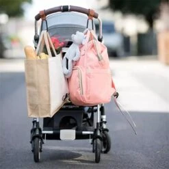 Jinius ® - Boodschappen Haak - Kinderwagen Tassenhaakjes - Haakjes Voor Tassen - Buggy Haakjes - Bruin - Set Van 2 -Maxi-Cosi Winkel 1200x1200 766