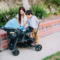 Joovy Caboose Graphite Stand On Tandem Buggy - Rood - Duo Buggy - Dubbele Buggy -Maxi-Cosi Winkel 1200x1200 933