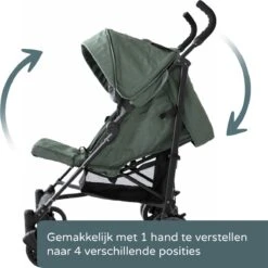 Prénatal Luxe Buggy – Kinderwagen Met Boodschappenmand En Zonneklep - Verstelbare Wandelwagen – Inklapbaar Met 1 Hand - Plooibuggy Groen -Maxi-Cosi Winkel 1200x1200 956