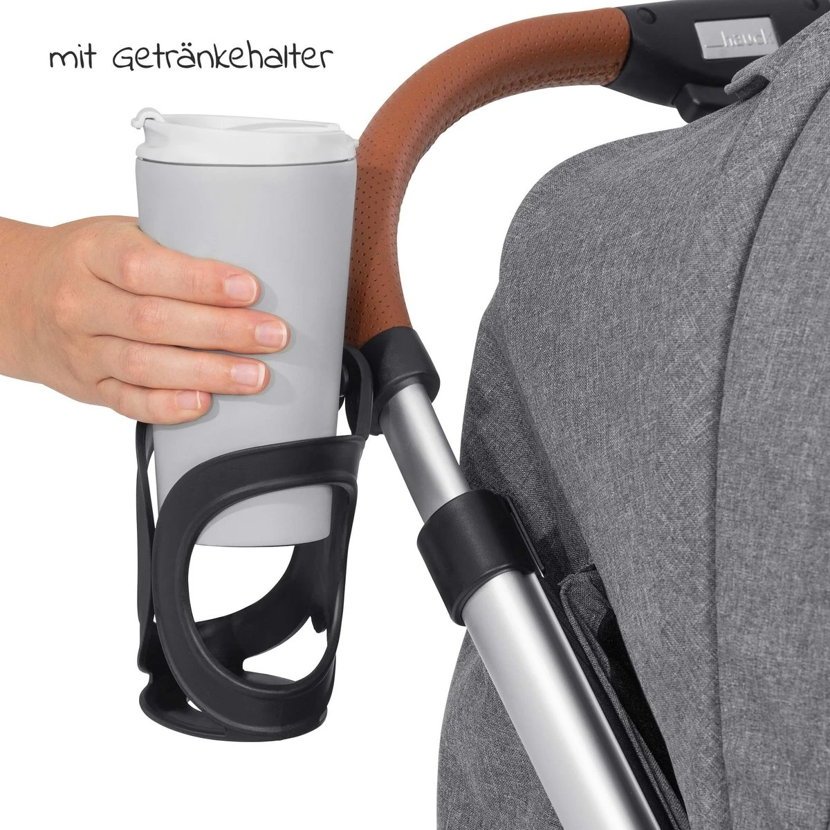 Hauck UpTown Buggy - Met één Hand Opvouwbaar - Grijs 15 Hauck UpTown Buggy - Met één Hand Opvouwbaar - Grijs - Image 15