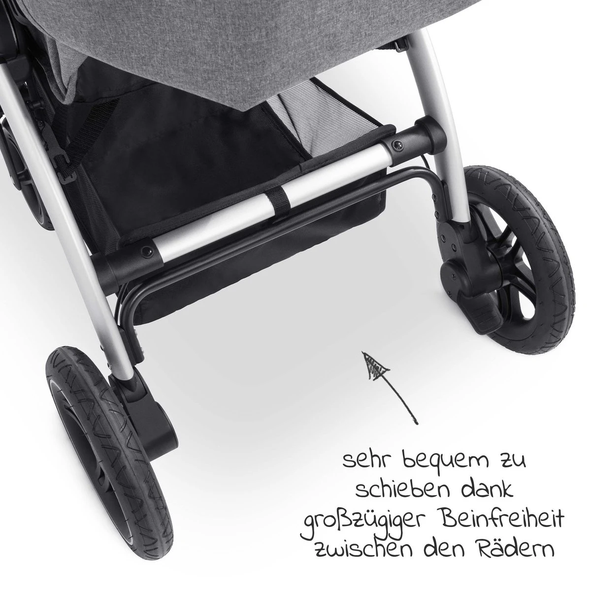 Hauck UpTown Buggy - Met één Hand Opvouwbaar - Grijs 19 Hauck UpTown Buggy - Met één Hand Opvouwbaar - Grijs - Image 19