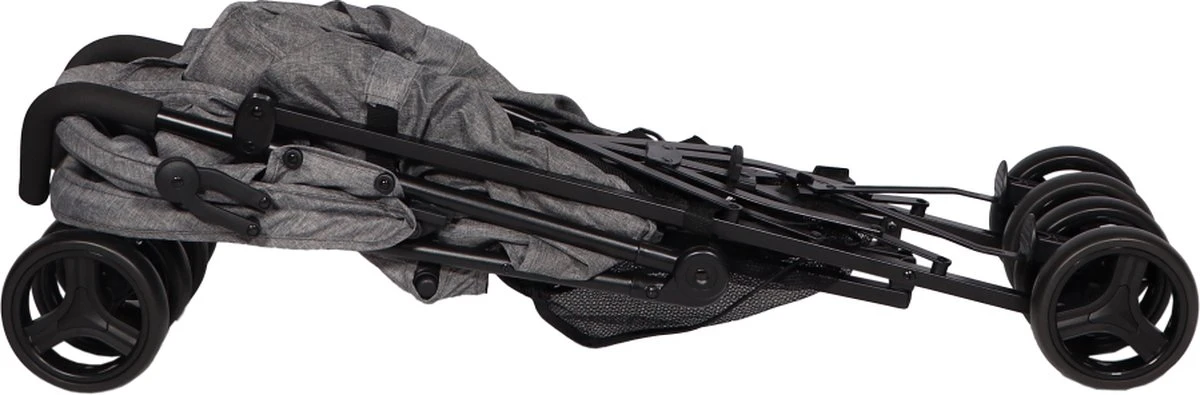 Ding GoGo Buggy - Grijs - Multi Standen Buggy - Incl. Boodschappenmandje En Zonnekap 15 Ding GoGo Buggy - Grijs - Multi Standen Buggy - Incl. Boodschappenmandje En Zonnekap - Image 15