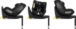 Maxi-Cosi Mica Eco I-Size Autostoeltje - 360° Draaibaar - Gerecyclede Stoffen - Authentic Black -Maxi-Cosi Winkel 1200x466