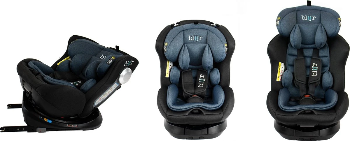 Blij'r Maja - Autostoel Met IsoFix - Groep 0-1-2-3 Autostoel Voor Kinderen Van 0 Tot 12 Jaar - Donker Blauw 15 Blij'r Maja - Autostoel Met IsoFix - Groep 0-1-2-3 Autostoel Voor Kinderen Van 0 Tot 12 Jaar - Donker Blauw - Image 15