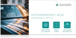 Navaris 2x Auto Zijruit Zonwering - 44 X 36 Cm Zonnescherm Set Voor Bescherming Van Baby, Kinderen - Voor Zijruit En Achterbank -Maxi-Cosi Winkel 1200x608