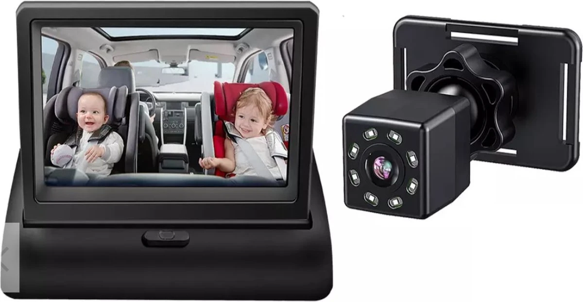 Achterbankspiegel Voor Baby/kind - Met 150° Groothoekcamera Voor Groot Gezichtsveld - Achteruitkijkspiegel, Autospiegel 1 Achterbankspiegel Voor Baby/kind - Met 150° Groothoekcamera Voor Groot Gezichtsveld - Achteruitkijkspiegel, Autospiegel