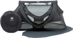 Deryan Peuter Luxe Campingbedje – Inclusief Zelfopblaasbare Matras - Zwart -Maxi-Cosi Winkel 1200x623