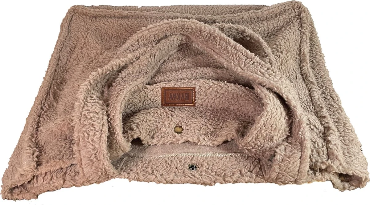 ByKay - Mom Bag - Draagzak - Teddy - Taupe - Organic 3 ByKay - Mom Bag - Draagzak - Teddy - Taupe - Organic - Image 3