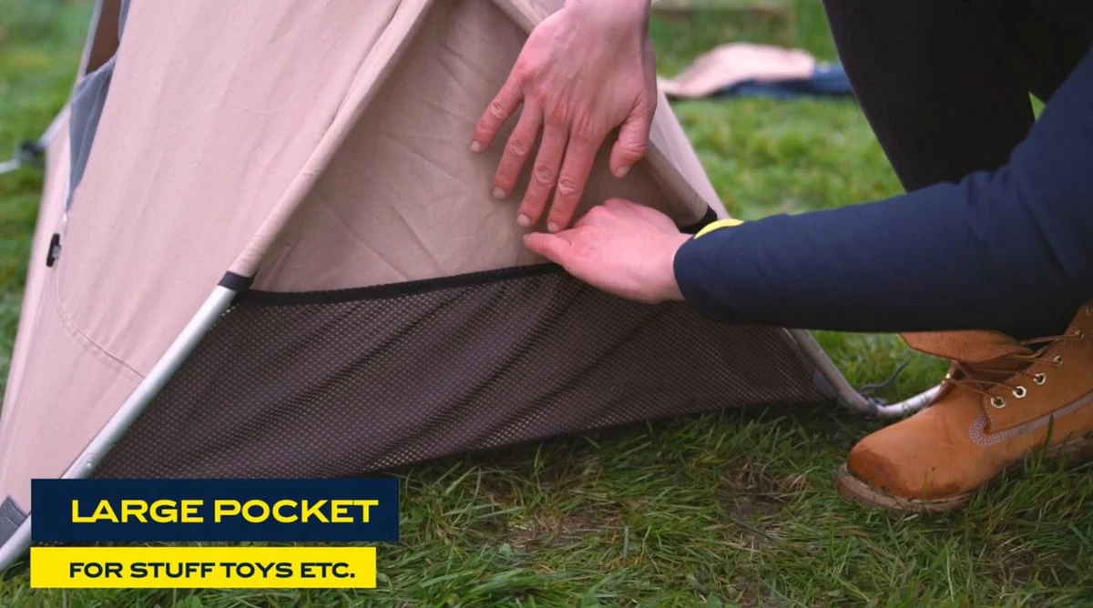 NOMAD® Baby Tent Campingbedje |118x68x75 Cm | Babytent / Peuter Slaaptent / Strandtent| Incl Opberghoes 3 NOMAD® Baby Tent Campingbedje |118x68x75 Cm | Babytent / Peuter Slaaptent / Strandtent| Incl Opberghoes - Image 3