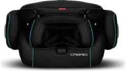 Hamilton By Yoop Cabrio Premium Opvouwbare Autostoel – Veilig, Comfortabel En Lichtgewicht Autozitje – Groep I, II, III Autostoeltje Voor 9 Maanden Tot 12 Jaar – Neon Blauw – ISOFIX Kliksysteem - 1e Opvouwbare Autostoel Ter Wereld - Zwart/Neon Blauw -Maxi-Cosi Winkel 1200x678 2