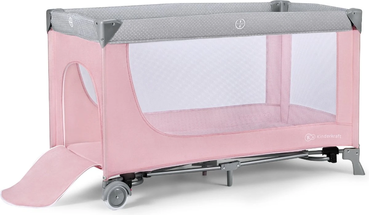 Kinderkraft Campingbed - Leody Met Accessoires - Roze 5 Kinderkraft Campingbed - Leody Met Accessoires - Roze - Image 5