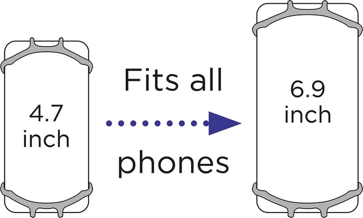 Dooky Telefoonhouder Smartphone Telefoon Houder 360* Rotatie Universeel Kinderwagen Fiets Zwart 10 Dooky Telefoonhouder Smartphone Telefoon Houder 360* Rotatie Universeel Kinderwagen Fiets Zwart - Image 10