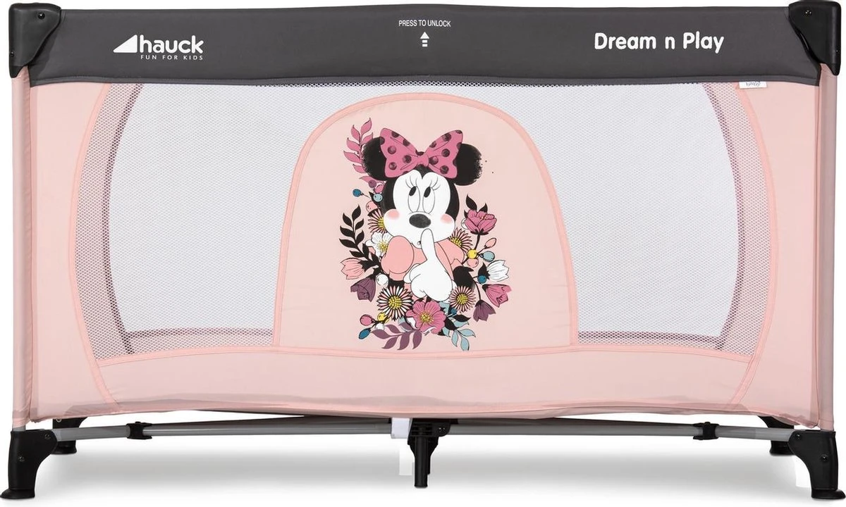 Hauck Dream'n Play Campingbedje - Minnie Sweetheart 2 Hauck Dream'n Play Campingbedje - Minnie Sweetheart - Image 2