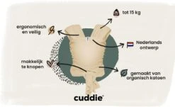Cuddie Baby Draagdoek - Premium Organic Baby Draagdoek Gemaakt Van Bio Katoen - Newborns Tot 15 Kg - Baby Cadeau - Met Wenskaart - Sand -Maxi-Cosi Winkel 1200x734 3