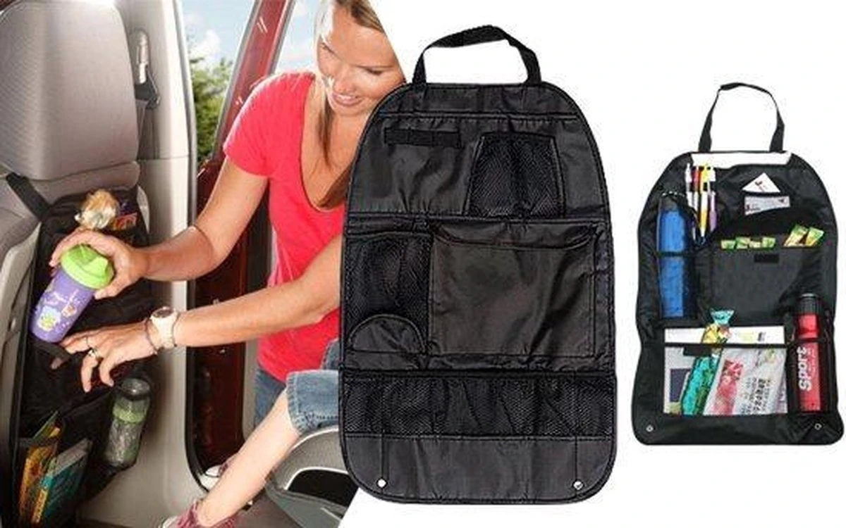 Merkloos Autostoel Organizer 1 Merkloos Autostoel Organizer
