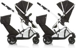 BERKATMARKT - Hauck Duett 2 Dubbele Kinderwagens Voor Baby's En Kinderen, Omkeerbare Zitting, In Hoogte Verstelbaar, Zonwering, Regenbescherming, Opvouwbaar, Tot 36 Kg, Zwarte Woud -Maxi-Cosi Winkel 1200x758 3
