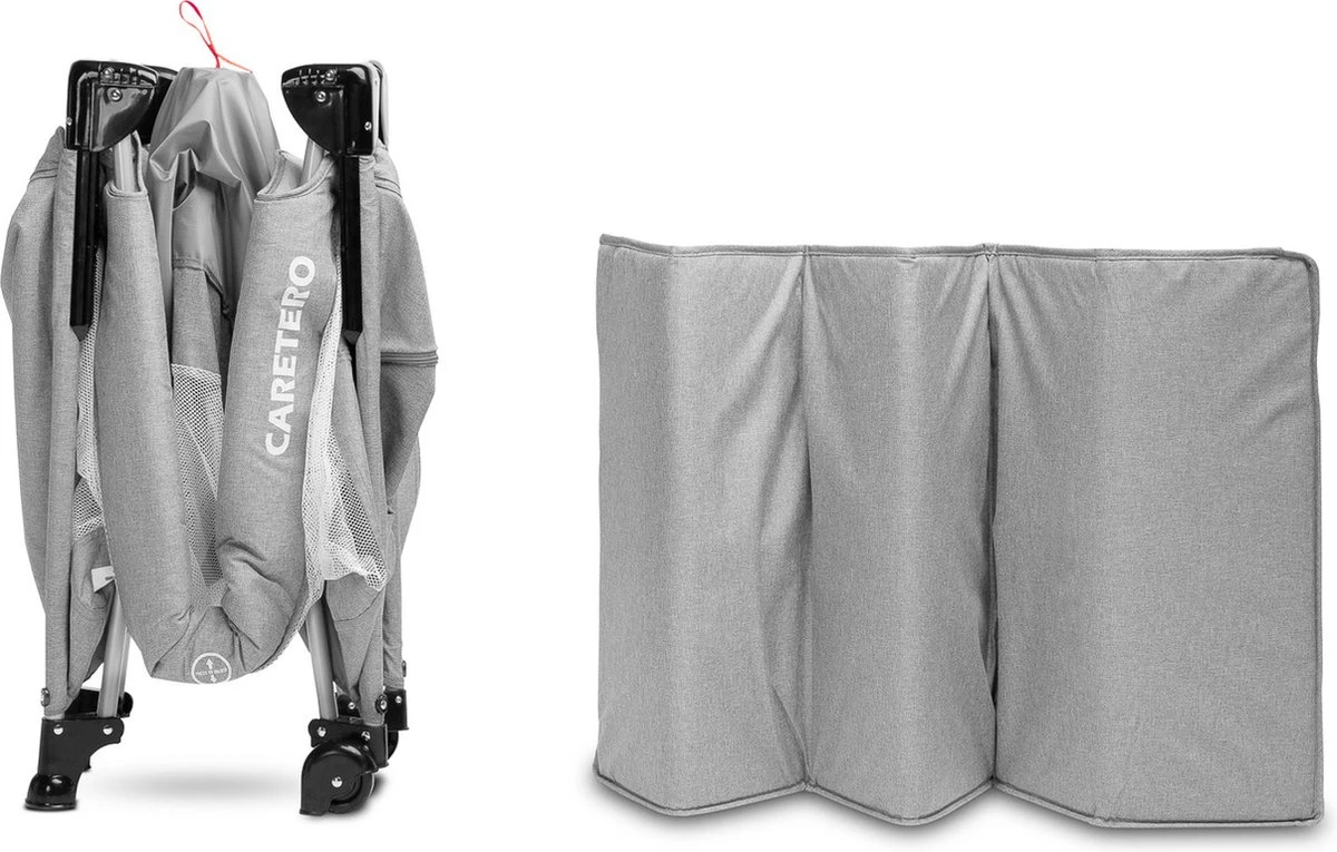 Caretero - Reisbed Met Bedfunctie Esti Graphite 2 Caretero - Reisbed Met Bedfunctie Esti Graphite - Image 2