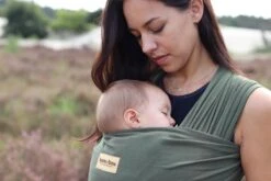 Rekbare Baby Draagdoek - Bam&Boe - Groen - Te Gebruiken Vanaf Geboorte - Van Super Zacht Bamboe -Maxi-Cosi Winkel 1200x800 101