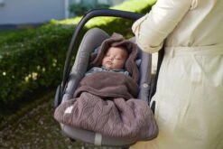 Jollein Voetenzak Voor Autostoel & Kinderwagen - Spring Knit - Chestnut -Maxi-Cosi Winkel 1200x800 166