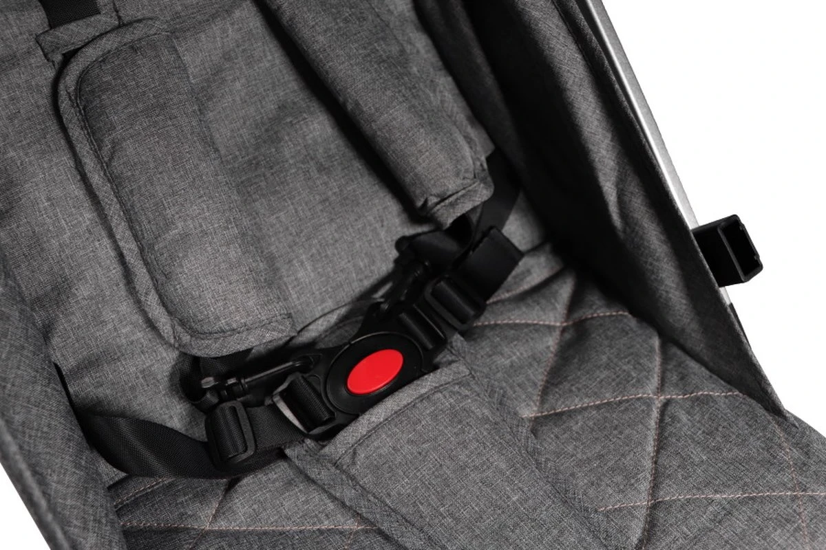 Ding Vivo Wandelwagen - Grijs/Zilver - Inklapbare Buggy - Inclusief Boodschappenmandje En Zonnekap 11 Ding Vivo Wandelwagen - Grijs/Zilver - Inklapbare Buggy - Inclusief Boodschappenmandje En Zonnekap - Image 11