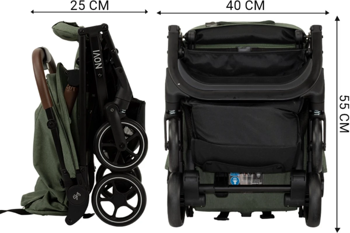 Buggy Novi Baby® Sky Black Melange 16 Buggy Novi Baby® Sky Black Melange - Image 16