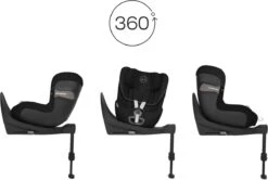 Cybex Sirona SX2 I-Size Autostoel Incl. ISOFIX Base - Moon Black -Maxi-Cosi Winkel 1200x808 1