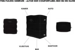 Juca Travels - Vliegtuigbedje - Voetkussen Opblaasbaar - Voetensteun - Voetenbankje - 3 Hoogte Standen - Reiskussen -Maxi-Cosi Winkel 1200x809 2