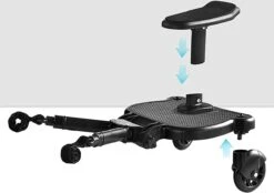 Merkloos Meerijdplankje - Kinderwagen - Buggy - KANT EN KLAAR - Al In Elkaar Gezet! - Met Zitje Voor Uw Kind - Zwart 11 Merkloos Meerijdplankje - Kinderwagen - Buggy - KANT EN KLAAR - Al In Elkaar Gezet! - Met Zitje Voor Uw Kind - Zwart -Maxi-Cosi Winkel 1200x844