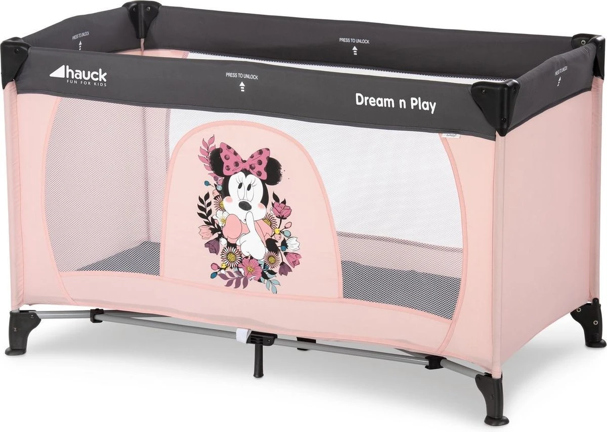 Hauck Dream'n Play Campingbedje - Minnie Sweetheart 1 Hauck Dream'n Play Campingbedje - Minnie Sweetheart