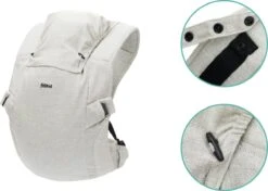 Fillikid Premium Draagzak - 2 In 1 - Ergonomisch - EU Gecertificeerd - Natural Sand - Ontworpen Met Draagconsulent -Maxi-Cosi Winkel 1200x856 4