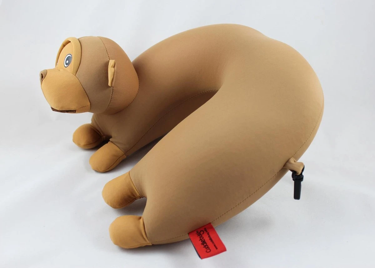 Cuddlebug U-shape Kussen | Aap | Knuffel | Kinderen 5 Cuddlebug U-shape Kussen | Aap | Knuffel | Kinderen - Afbeelding 5