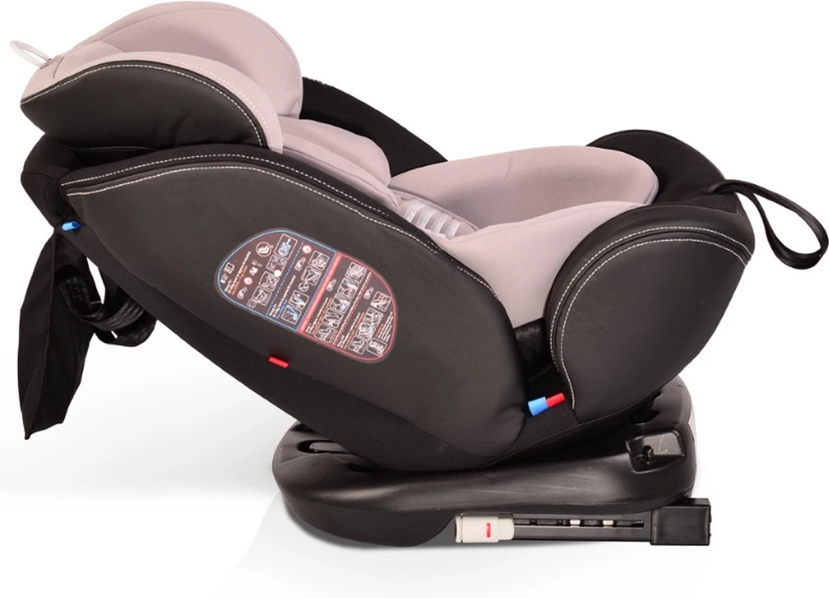 Cangaroo Pilot Black Leather SPS Isofix 360° 0-36 Kg Autostoel Met Zonnekap 4 Cangaroo Pilot Black Leather SPS Isofix 360° 0-36 Kg Autostoel Met Zonnekap - Image 4