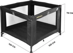 Deryan Kinderbox - Inklapbare Box - 100x100cm - Zwart -Maxi-Cosi Winkel 1200x869 3