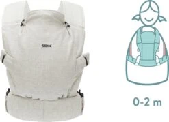 Fillikid Premium Draagzak - 2 In 1 - Ergonomisch - EU Gecertificeerd - Natural Sand - Ontworpen Met Draagconsulent -Maxi-Cosi Winkel 1200x871 2