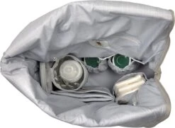 LÄSSIG Luiertas Rolltop Backpack Rugzak Incl Verschoningsmatje Choco Mélange Limited Edition -Maxi-Cosi Winkel 1200x880 3