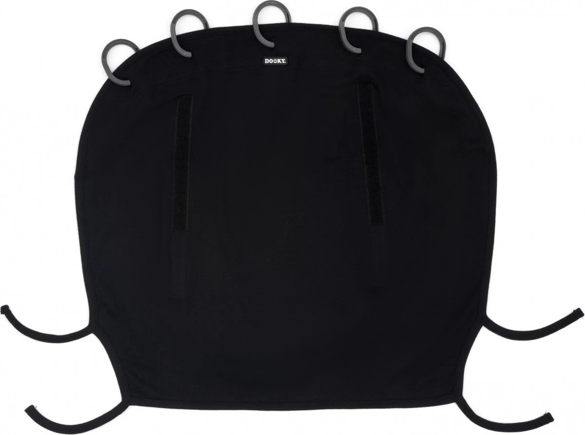 Dooky Universal Cover Zonnescherm Kinderwagen - Uni Zwart 4 Dooky Universal Cover Zonnescherm Kinderwagen - Uni Zwart - Afbeelding 4
