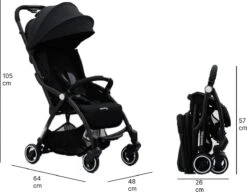 Hamilton By Yoop S1 Plus Buggy Met Monteerbare Zeno Plus Draagwieg - Nieuw En Hoger 2023 Model - Premium Budget Stroller Met One Hand Folding Technologie – Zwart - Licht, Verstelbaar, Wendbaar En Geschikt Van 0 Maanden Tot 4 Jaar – Inclusief Adapter -Maxi-Cosi Winkel 1200x931 1