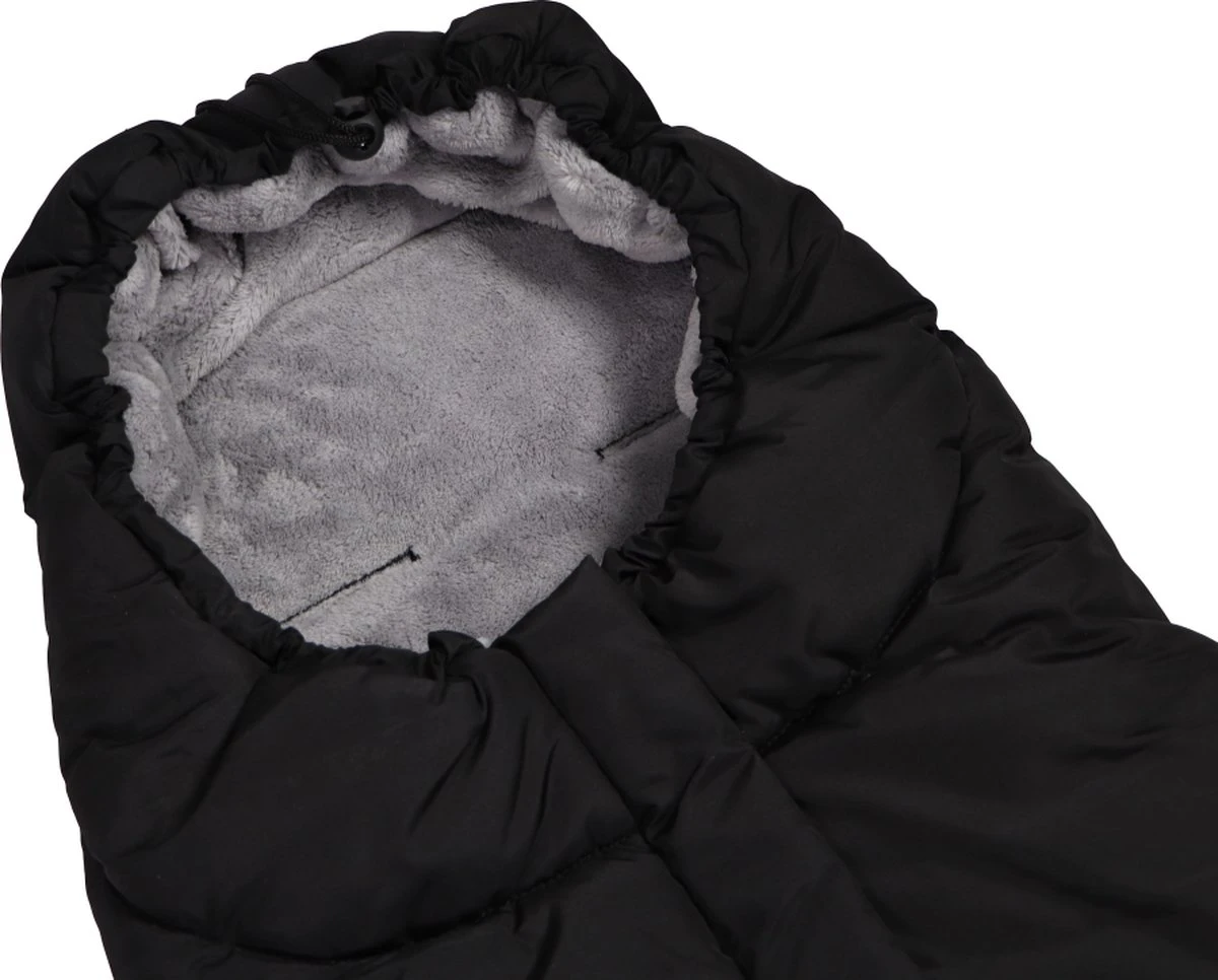 Ding Deluxe Universele Voetenzak Voor Buggy & Kinderwagen - Zwart 2 Ding Deluxe Universele Voetenzak Voor Buggy & Kinderwagen - Zwart - Afbeelding 2