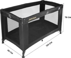 Deryan Believer Campingbedje - 120x60cm - Zwart -Maxi-Cosi Winkel 1200x979 1