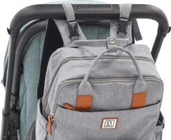 Brisby Slijtvaste Luiertas – Verzorgingstas – Met Buggymontage - Lichtgrijs -Maxi-Cosi Winkel 1200x988 2