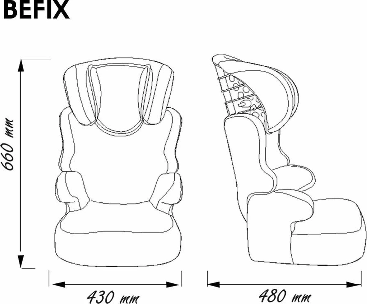 Disney - Autostoel Befix - Goed Getest ANWB - Groep 2/3 - Van 15 Tot 36 KG - Nieuwste Disney PRINSES Design - Zwart, Roze 5 Disney - Autostoel Befix - Goed Getest ANWB - Groep 2/3 - Van 15 Tot 36 KG - Nieuwste Disney PRINSES Design - Zwart, Roze - Image 5