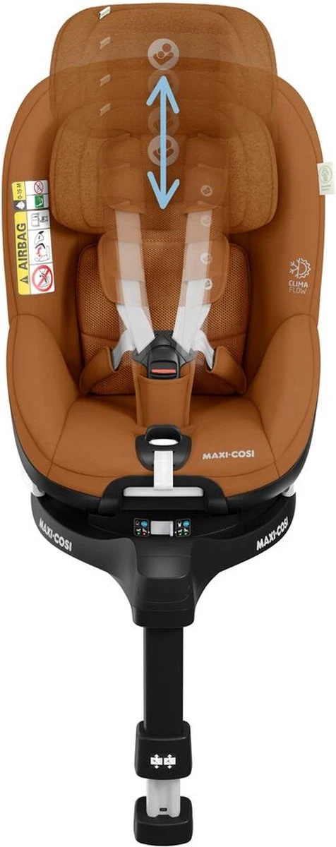 Maxi-Cosi Mica Pro Eco I-Size Autostoeltje - 360° Draaibaar - Gerecyclede Stoffen - Authentic Cognac - Vanaf De Geboorte Tot Ca. 4 Jaar 8 Maxi-Cosi Mica Pro Eco I-Size Autostoeltje - 360° Draaibaar - Gerecyclede Stoffen - Authentic Cognac - Vanaf De Geboorte Tot Ca. 4 Jaar - Image 8
