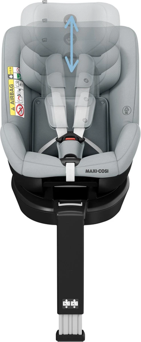Maxi-Cosi Mica Eco I-Size Autostoeltje - 360° Draaibaar - Gerecyclede Stoffen - Authentic Grey 3 Maxi-Cosi Mica Eco I-Size Autostoeltje - 360° Draaibaar - Gerecyclede Stoffen - Authentic Grey - Image 3