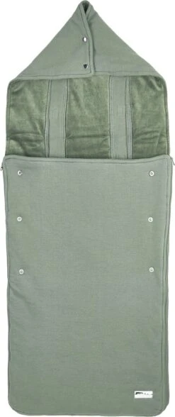 Meyco Buggy Voetenzak Knit Basic - Forest Green